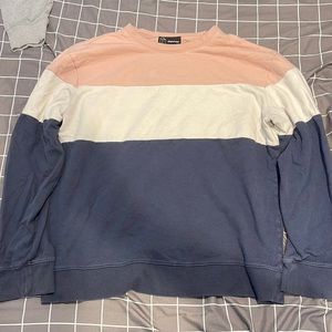 Target Brand Original Use Men’s Pink, Blue, & White Sweater. Size: Large